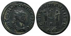 Diocletianus (284-305 AD). AE Antoninianus

Condition: Very Fine

Weight: 3.60 gr
Diameter: 20 mm