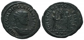 Diocletianus (284-305 AD). AE Antoninianus

Condition: Very Fine

Weight: 2.50 gr
Diameter: 22 mm