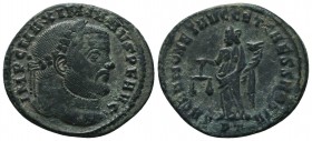 Maximianus (286-305 AD). AE Follis

Condition: Very Fine

Weight: 9.10 gr
Diameter: 28 mm