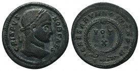 Crispus (306-337 AD). AE

Condition: Very Fine

Weight: 2.80 gr
Diameter: 20 mm
