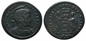 Constantine I as Caesar; 306-307 AD. Ae Follis,

Condition: Very Fine

Weight: 3.20 gr
Diameter: 18 mm