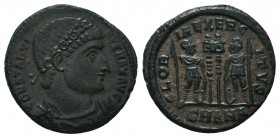 Constantine I as Caesar; 306-307 AD. Ae Follis,

Condition: Very Fine

Weight: 2.20 gr
Diameter: 16 mm