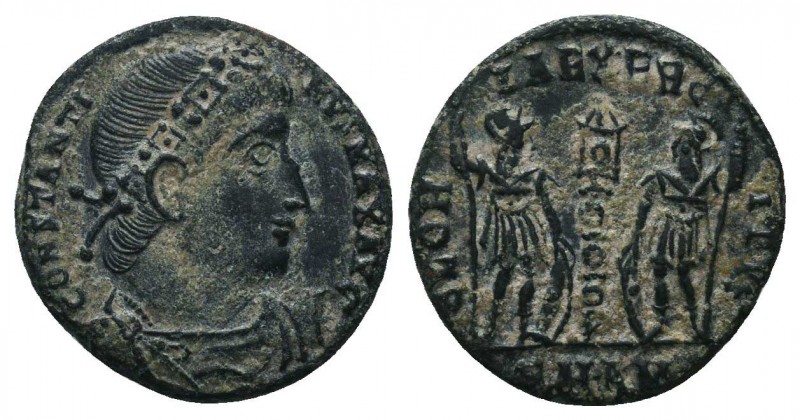 Constantine I as Caesar; 306-307 AD. Ae Follis,

Condition: Very Fine

Weigh...