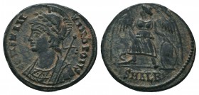 Time of Constantine I (306-337 AD). AE, 

Condition: Very Fine

Weight: 2.80 gr
Diameter: 17 mm