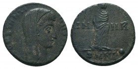 Time of Constantine I (306-337 AD). AE, 

Condition: Very Fine

Weight: 1.50 gr
Diameter: 14 mm