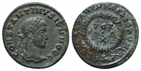 Constantinus II. Caesar. (306-337 AD) AE ,

Condition: Very Fine

Weight: 2.40 gr
Diameter: 18 mm