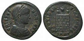 Crispus. Caesar, A.D. 317-326. AE follis

Condition: Very Fine

Weight: 2.60 gr
Diameter: 18 mm