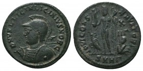 Licinius I (308-324 AD). AE Follis 

Condition: Very Fine

Weight: 2.70 gr
Diameter: 19 mm