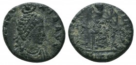 Aelia Eudoxia. Augusta, A.D. 400-404. AE

Condition: Very Fine

Weight: 2.40 gr
Diameter: 14 mm
