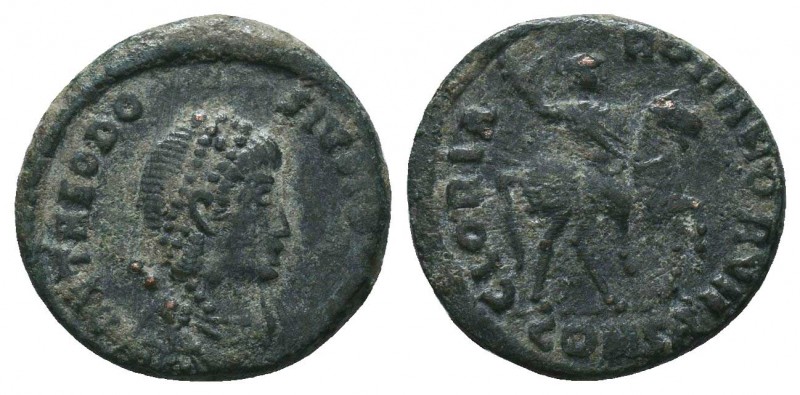 Theodosius II; 402-450 AD, Ae,

Condition: Very Fine

Weight: 2.00 gr
Diame...