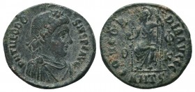 Theodosius II; 402-450 AD, Ae,

Condition: Very Fine

Weight: 2.70 gr
Diameter: 17 mm