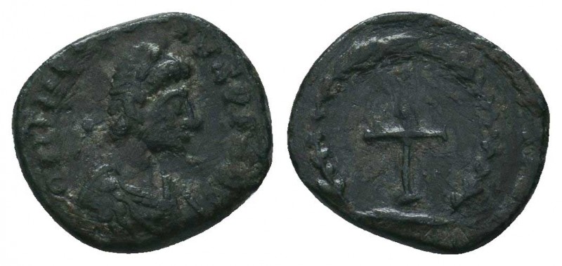 Theodosius II; 402-450 AD, Ae,

Condition: Very Fine

Weight: 1.10 gr
Diame...