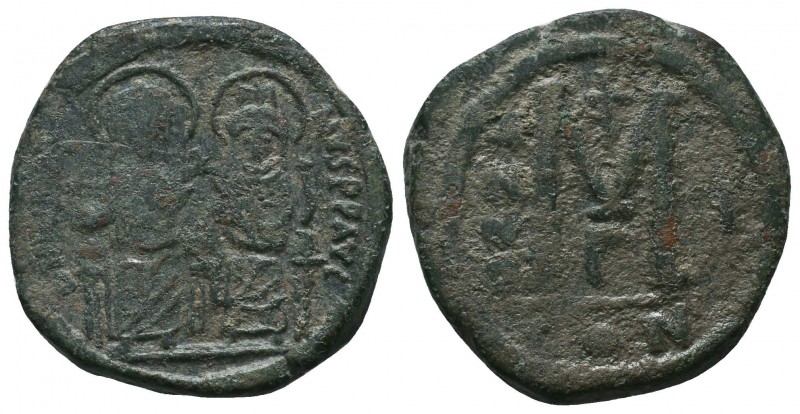 Justinian I. AE Follis , Circa 527-565 AD.

Condition: Very Fine

Weight: 14...