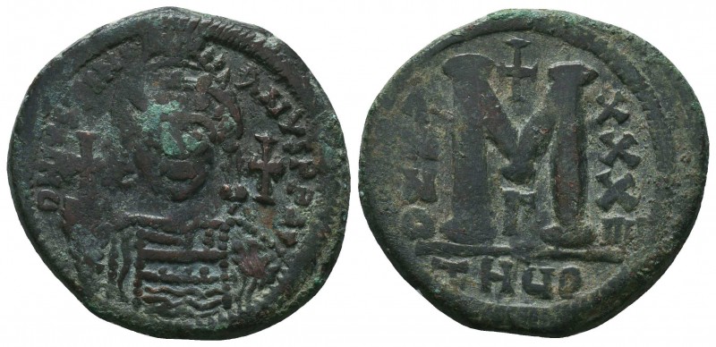 Justinian I. AE Follis , Circa 527-565 AD.

Condition: Very Fine

Weight: 18...