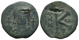 Justinian I. AE Half Follis , Circa 527-565 AD.

Condition: Very Fine

Weight: 6.70 gr
Diameter: 23 mm