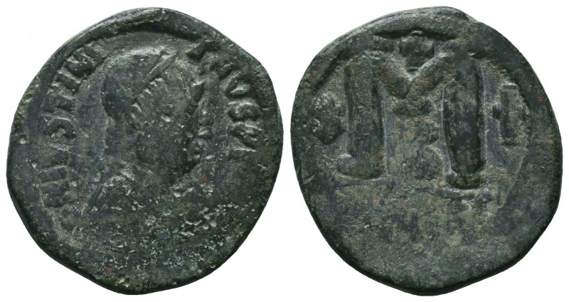 Justinian I AE Follis 527-565 AD

Condition: Very Fine

Weight: 16.10 gr
Di...