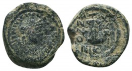 Justinian I AE, Circa 527-565 AD

Condition: Very Fine

Weight: 3.20 gr
Diameter: 18 mm