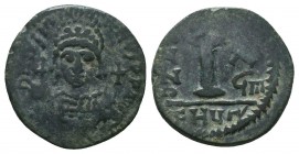 Justinian I AE, Circa 527-565 AD

Condition: Very Fine

Weight: 2.80 gr
Diameter: 16 mm
