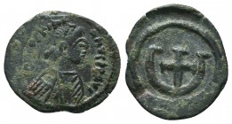 Justinian I AE, Circa 527-565 AD

Condition: Very Fine

Weight: 2.00 gr
Diameter: 13 mm