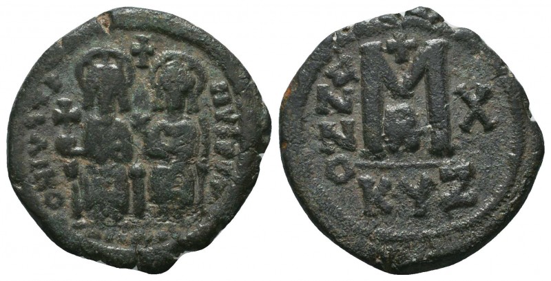 Justin II , with Sophia (565-578 AD). AE Follis

Condition: Very Fine

Weigh...