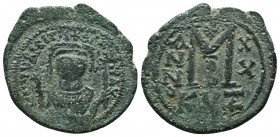 Tiberius II. Constantinus Ae, 578 - 582 AD.

Condition: Very Fine

Weight: 17.80 gr
Diameter: 36 mm