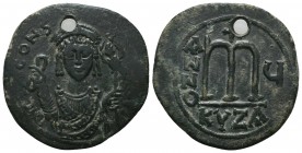 Tiberius II. Constantinus Ae, 578 - 582 AD.

Condition: Very Fine

Weight: 11.80 gr
Diameter: 30 mm