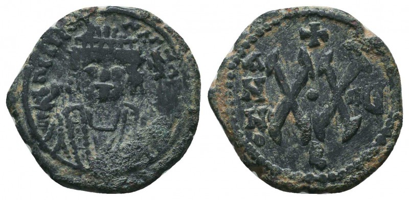 Maurice Tiberius Follis, AD 586-587 AE

Condition: Very Fine

Weight: 6.80 g...