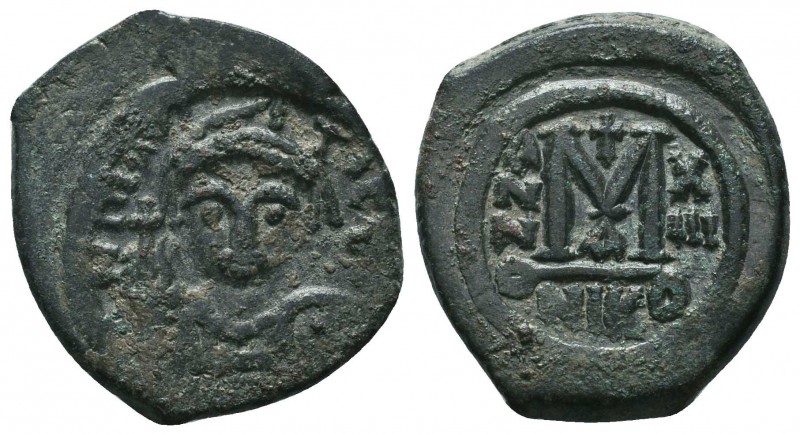Maurice Tiberius Follis, AD 586-587 AE

Condition: Very Fine

Weight: 10.00 ...