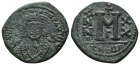 Maurice Tiberius Follis, AD 586-587 AE

Condition: Very Fine

Weight: 12.20 gr
Diameter: 31 mm