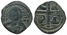 Anonymous Follis AE 9th - 10th Century AD. 

Condition: Very Fine

Weight: 11.30 gr
Diameter: 30 mm