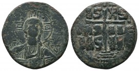 Anonymous Follis AE 9th - 10th Century AD. 

Condition: Very Fine

Weight: 10.00 gr
Diameter: 31 mm