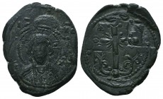 Anonymous Follis AE 9th - 10th Century AD.

Condition: Very Fine

Weight: 13.00 gr
Diameter: 30 mm