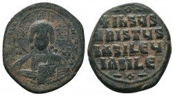 Anonymous Follis AE 9th - 10th Century AD. 

Condition: Very Fine

Weight: 12.70 gr
Diameter: 33 mm