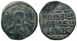 Anonymous Follis AE 9th - 10th Century AD. 

Condition: Very Fine

Weight: 11.40 gr
Diameter: 29 mm