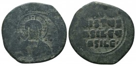 Anonymous Follis AE 9th - 10th Century AD. 

Condition: Very Fine

Weight: 7.20 gr
Diameter: 30 mm