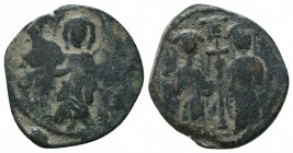 Anonymous Follis AE 9th - 10th Century AD. 

Condition: Very Fine

Weight: 9.70 gr
Diameter: 31 mm