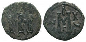 Byzantine Coins, Ae Unidentified !

Condition: Very Fine

Weight: 4.30 gr
Diameter: 21 mm