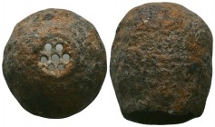 Medieval/Crusades Europe, c. 9th-14th century AD. Bronze Thimble,

Condition: Very Fine

Weight: 39gr
Diameter:27mm