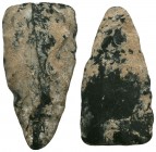Pre - Historic Stone Arrov Head, ca. 2000 - 1700 B.C.

Condition: Very Fine

Diameter: 48mm