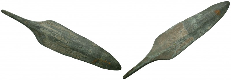 Ancient Greek Arrow head, ca. 500 - 300 B.C.

Condition: Very Fine

Weight: ...