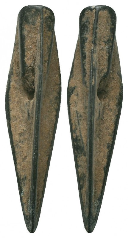 Ancient Greek Arrow head, ca. 500 - 300 B.C.

Condition: Very Fine

Weight: ...