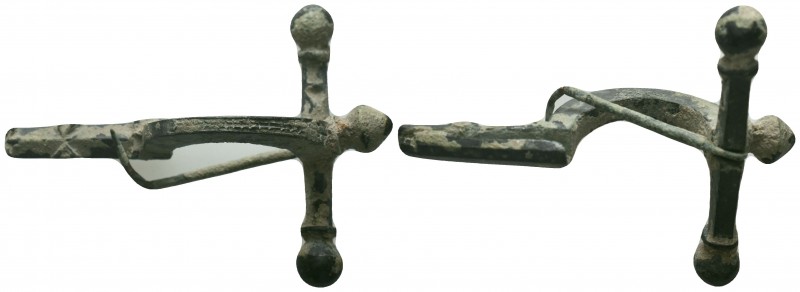Ancient Roman Fibula, 1st - 2nd Century AD. 

Condition: Very Fine

Weight: ...