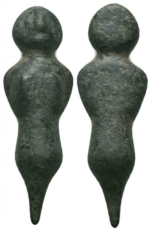 Ancient Greek Bronze idol, 7th - 5th Century BC.

Condition: Very Fine

Weig...