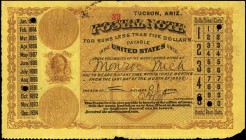 Tuscon, Arizona. United States Postal Note. September 1883. 1 Cent. Very Fine.

A Very Fine example of this 1 Cent Postal Note. Ink is noticed in th...