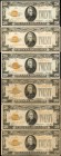 Lot of (15) Fr. 2402. 1928 $20 Gold Certificate. Fine to Extremely Fine.

A large grouping of 15 1928 $20 Gold certificates, which are found in Fine...
