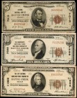 Lot of (3) Battle Creek, Michigan. $5, $10 & $20 1929 Ty. 1. Fr. 1800-1, 1801-1 & 1802-1. Very Fine.

Included in this lot are the following: Fr. 18...