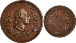 "1799" (ca. 1864) Hero of American Independence Medal. Musante GW-684, Baker-88B. Bronze. MS-65 (PCGS).

27 mm.

Estimate: 200