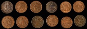 Lot of (6) Patriotic Civil War Tokens. Copper.

All are different, and all are in middle to higher circulated grades.

Estimate: 200