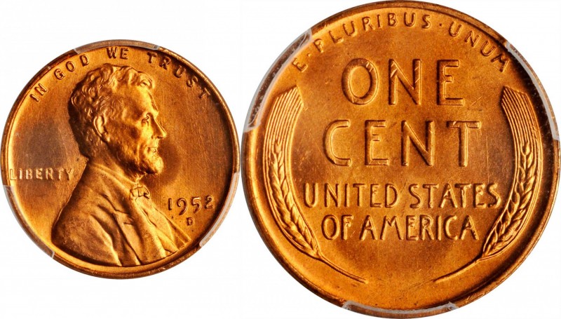 1952-D Lincoln Cent. MS-67 RD (PCGS). CAC.



Estimate: 200

PCGS# 2800. N...