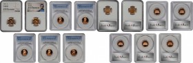 Lot of (7) Certified Proof Lincoln Cents.

Included are: 1958 Proof-68 RD (NGC); 1958 Proof-67 RD (NGC); 1990-S Proof-69 RD Deep Cameo (PCGS); 1992-...